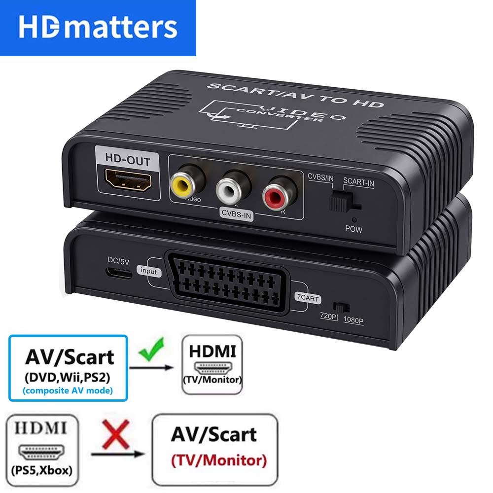 Scart To Hdmi - محول سكارت إلى HDMI 2 في