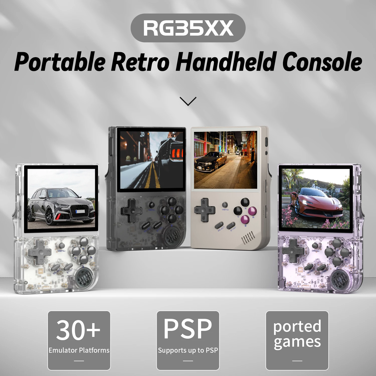 Retro Gaming Kiosk - جهاز ألعاب محمول RG35XX بنظام لينكس،