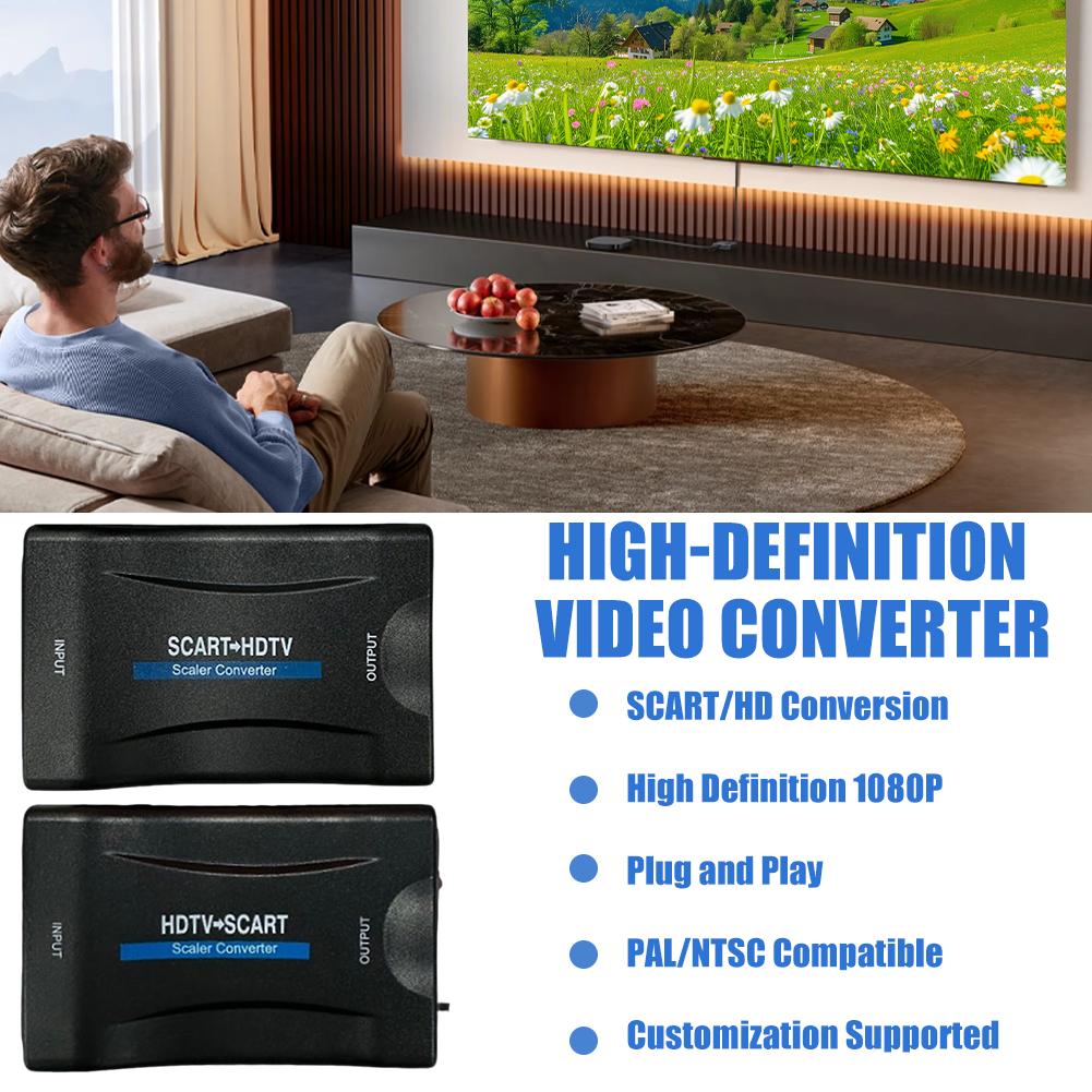 محول فيديو وصوت من HDMI إلى SC - مراجعة Scart To Hdmi وسعره