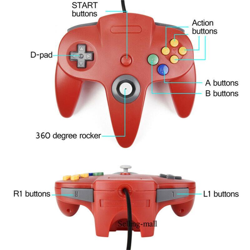 N64 تحكم كلاسيكي USB سلكي عن ب - مراجعة Retro Gaming N64 وسعره