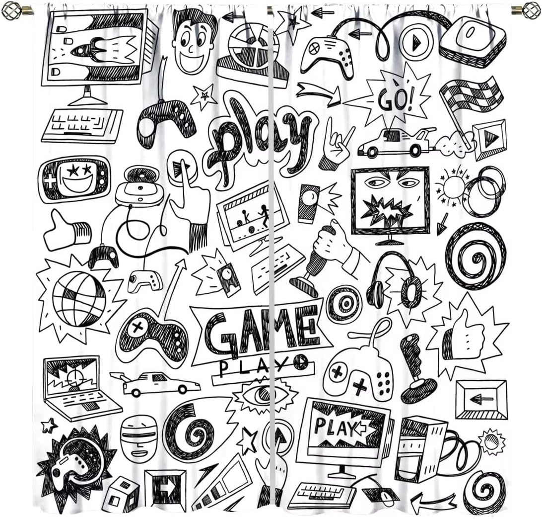 ستائر غرفة الألعاب بتصميم ألعا - مراجعة Retro Gaming Youtube وسعره